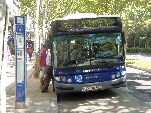 Vehículo de la empresa municipal de autobuses