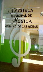 Entrada a las dependencias de la Escuela de Música