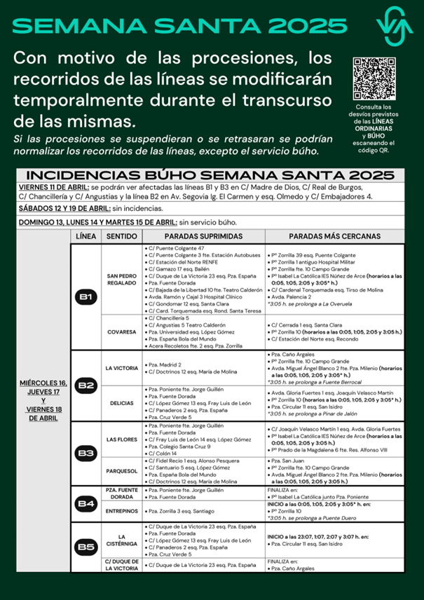 AUVASA Semana Santa 2025 Búho