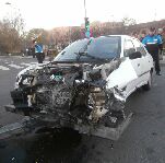 Agentes de la Policía Municipal intervienen tras un accidente