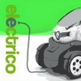 Logo punto recarga coche eléctrico