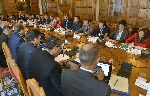 Un momento de la reunión celebrada en la capital de Cantabria