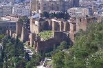 Vista de la Alcazaba de Málaga