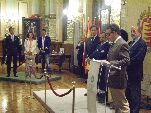Pepe Estévez glosas los méritos de los galardonados