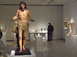 Un Cristo que forma parte de la exposición