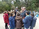 Otra imagen de los alumnos del CEIP "Francisco de Quevedo" en el Campo Grande