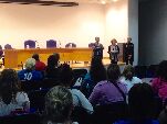 Un momento de la clausura del curso en las dependencias de la Policía Municipal