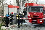 Los Bomberos intervienen con motivo de un percande en una gasolinera