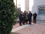 El alcalde recibe explicaciones de las obras realizadas en estas calles del ARI Rondilla