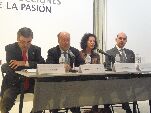 Un momento de la intervención del alcalde durante la presentación de la exposición