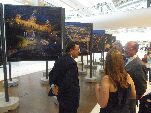 Un momento del recorrido por la exposición
