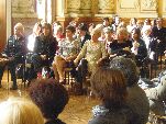 Vista del salón de recepciones durante el acto con motivo del Día Internacional de la Mujer