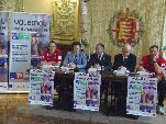 Un momento de la presentación en el Consistorio de los encuentros