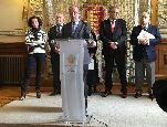 Intervención del alcalde durante la presentación del cartel