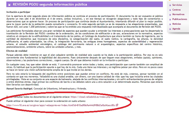 revisión PGOU 2